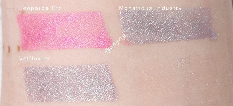 My Pretty Zombie Eyeshadow Swatches