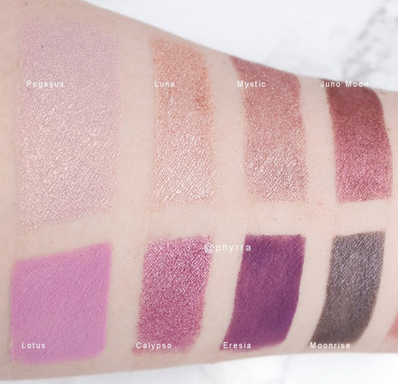 Nabla Cool Berries Swatches