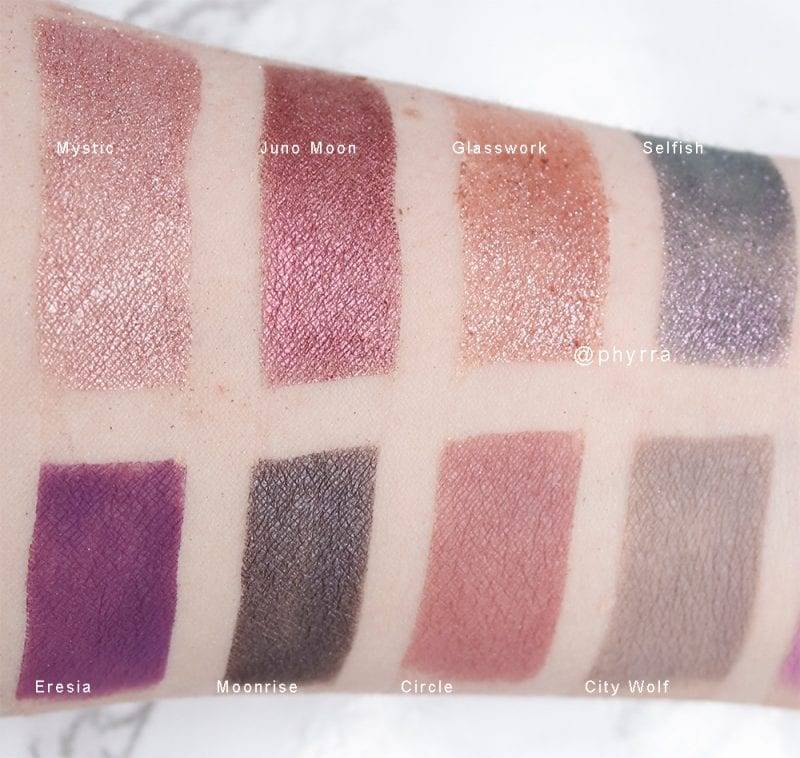 Nabla Cool Berries Swatches