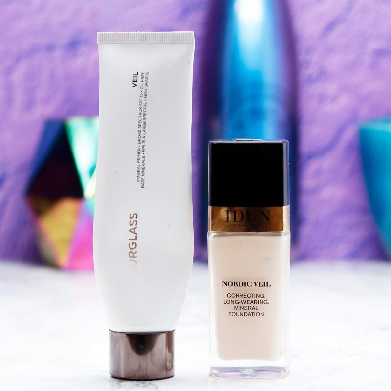 Favorite Primer and Foundation Combo for Sensitive Skin - Hourglass Veil Mineral Primer and Idun Minerals Nordic Veil Foundation in Jorunn