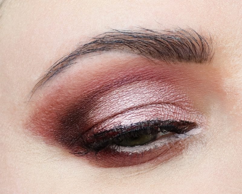 Cruelty-free Pink & Burgundy Makeup Look