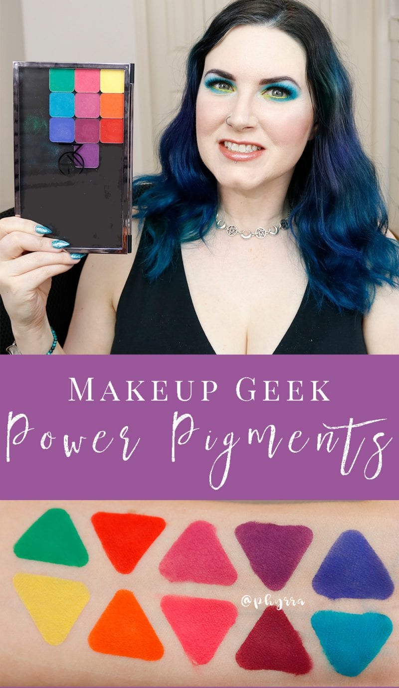 Makeup Geek Power Pigments - Swatches, Comparison, Demo