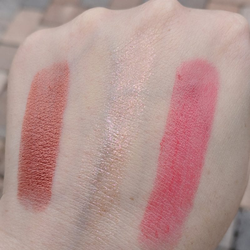 Urban Decay Beached Vice Lipstick Swatches on Fair Skin