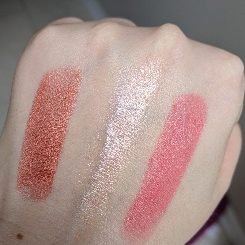 Urban Decay Beached Vice Lipstick Swatches on Pale Skin