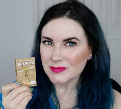 theBalm Take Home the Bronzer in Oliver swatch
