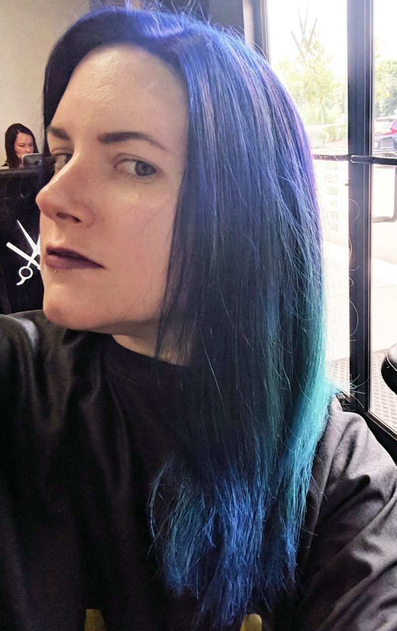 Pulp Riot Neon Electric Nirvana Hair before being styled