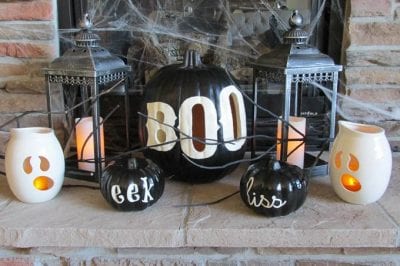 Boo Halloween Pumpkin Luminary by Bren Did