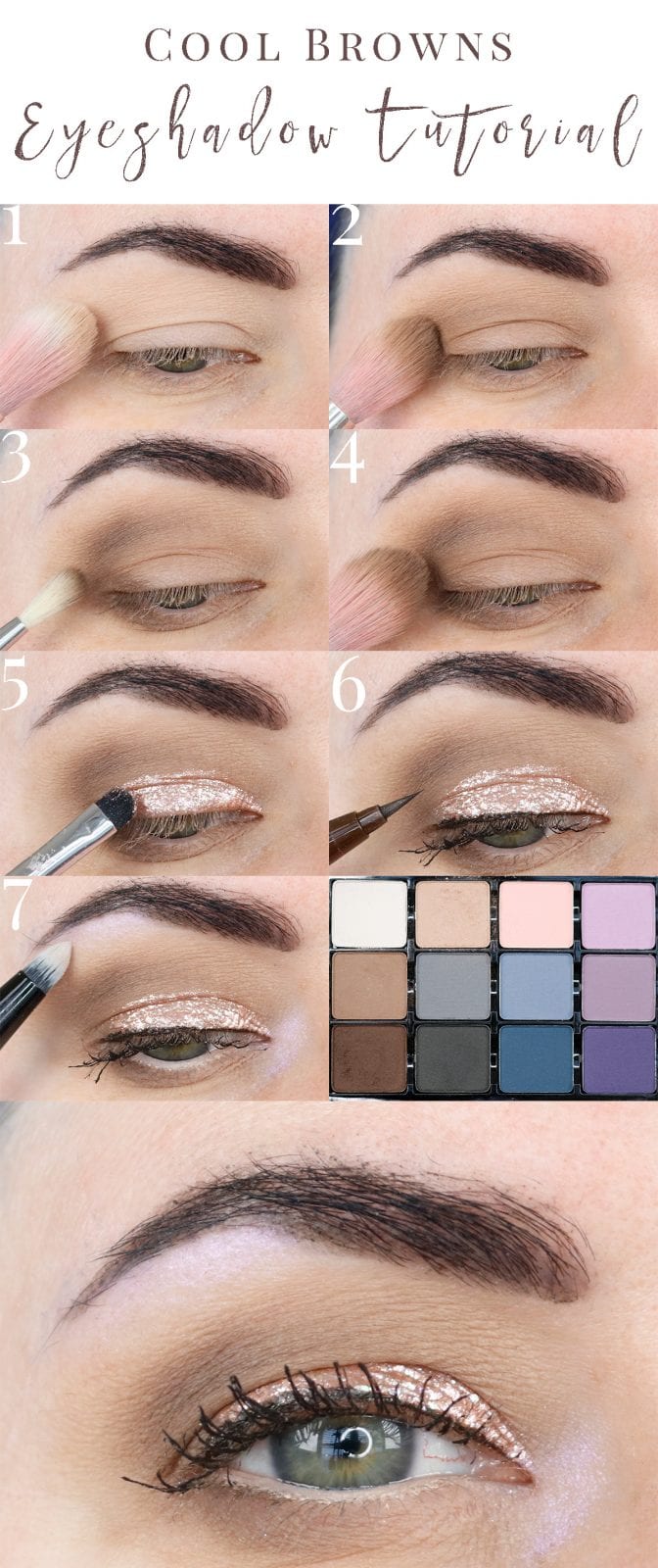 Cool Browns Eyeshadow Tutorial