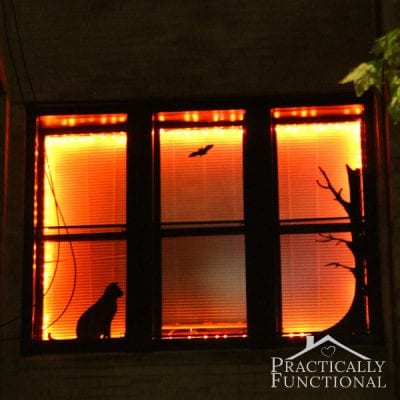 DIY Halloween Window Vinyls by Practically Functional