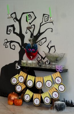 Easy DIY Spooky Paper Tree by Tikkido