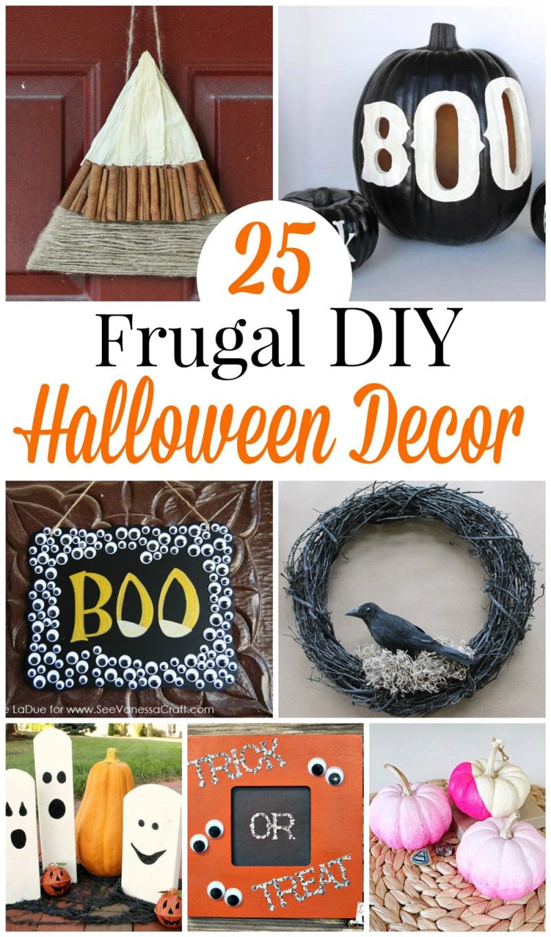 25 Frugal DIY Halloween Decor Ideas