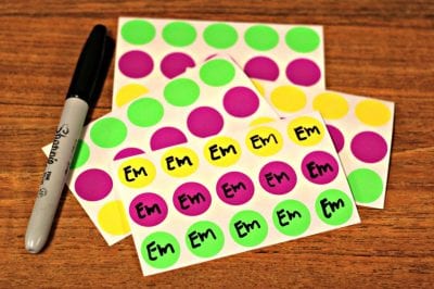 Organizational Stickers for Food