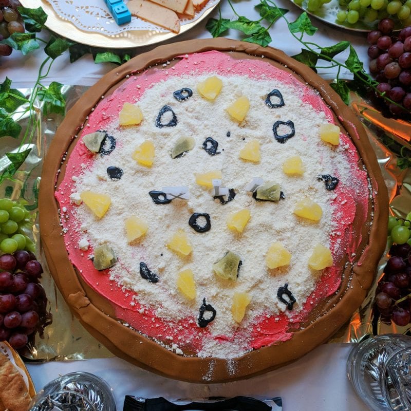 Pizza Cake for a birthday party