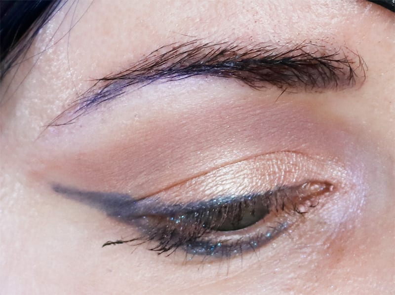 Wearing Urban Decay LSD eyeliner