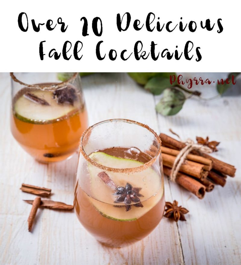 Over 20 Delicious Cocktails for Fall