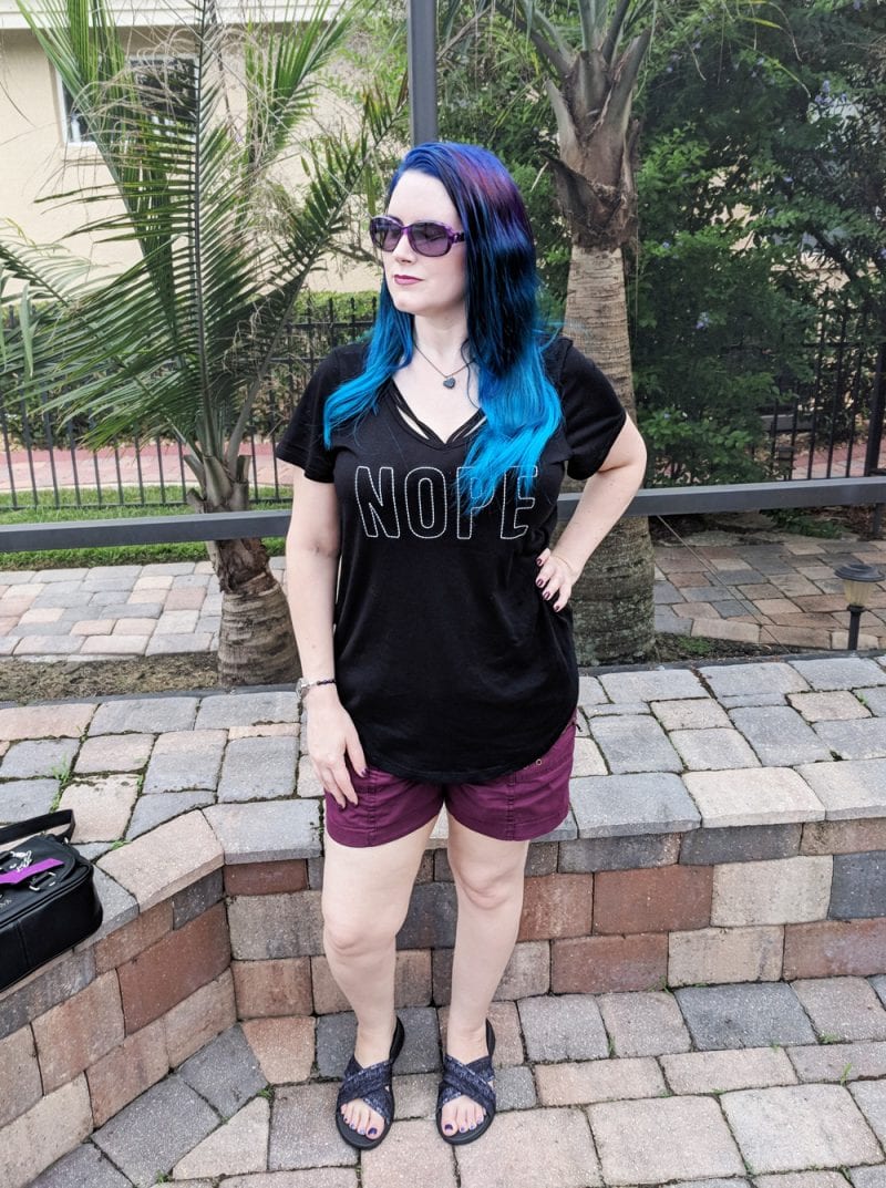 Summer Goth Casual Outfit of the Day