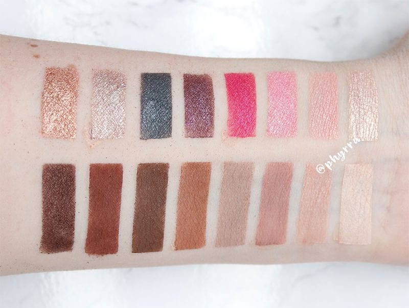 Too Faced Chocolate Bon Bons Palette swatches