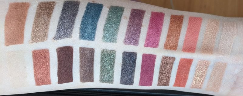 Born to Run Palette Swatches