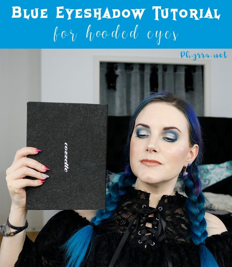 Blue Eyeshadow Tutorial for Hooded Eyes