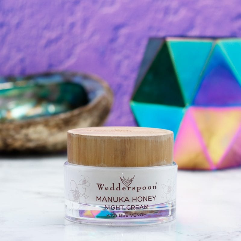 How to Have a Home Spa Day During the Holidays - Wedderspoon Manuka Honey Night Cream with Bee Venom
