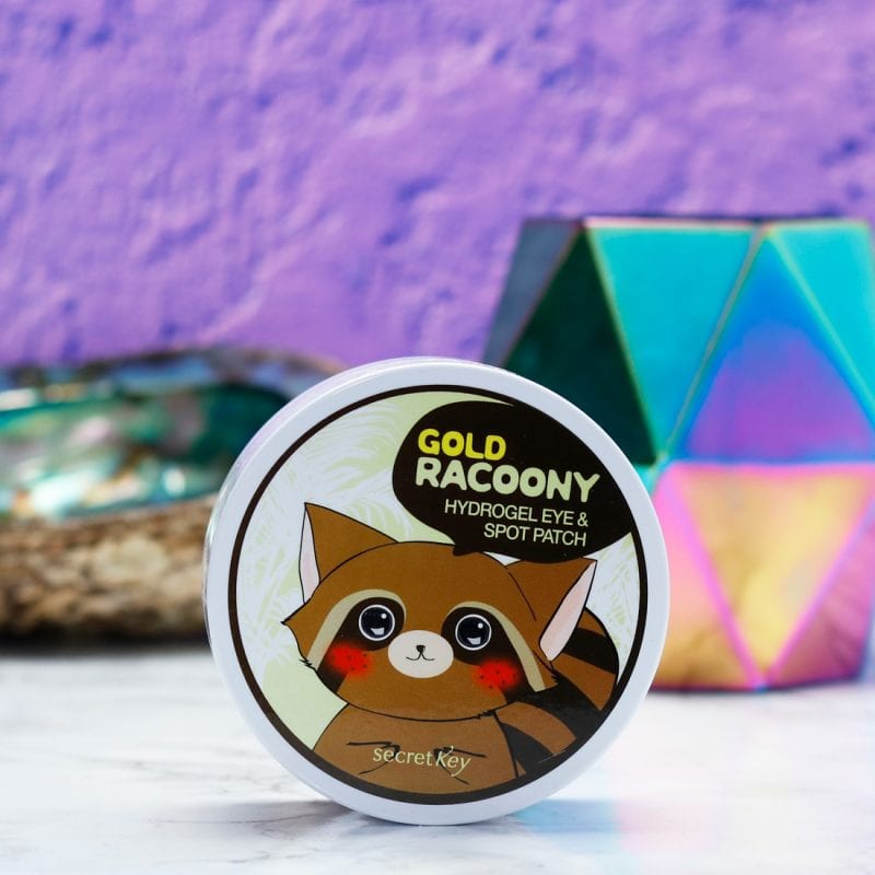 How to Have a Home Spa Day During the Holidays - Secret Key Gold Racoony Hydro Gel Eye Masks 