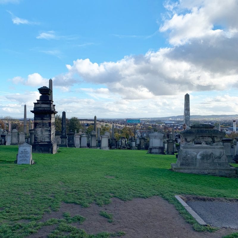 Necropolis Cemetery, Glasgow Scotland