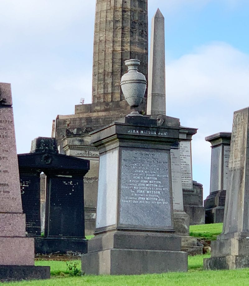 Necropolis Cemetery, Glasgow Scotland