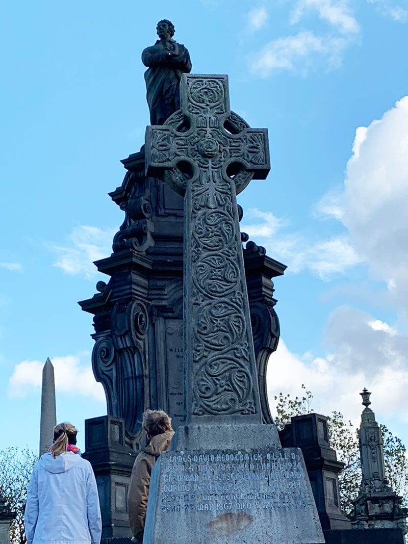 Necropolis Cemetery in Glasgow Scotland