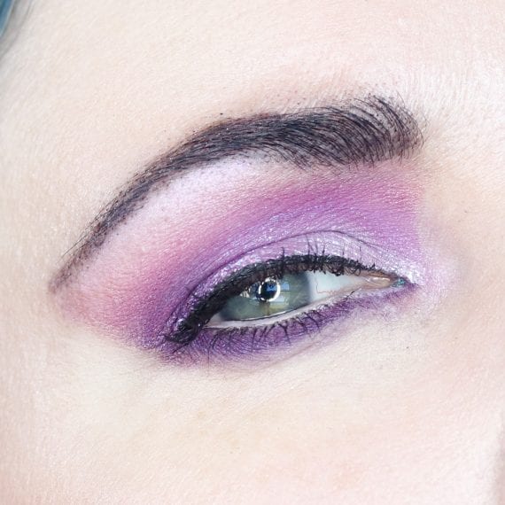 Saucebox Secret Garden Palette Tutorial - Purple Makeup Inspiration