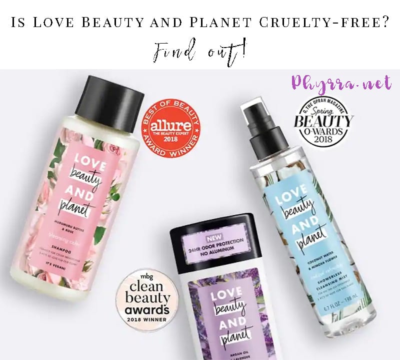 Is Love Beauty and Planet Cruelty-free?