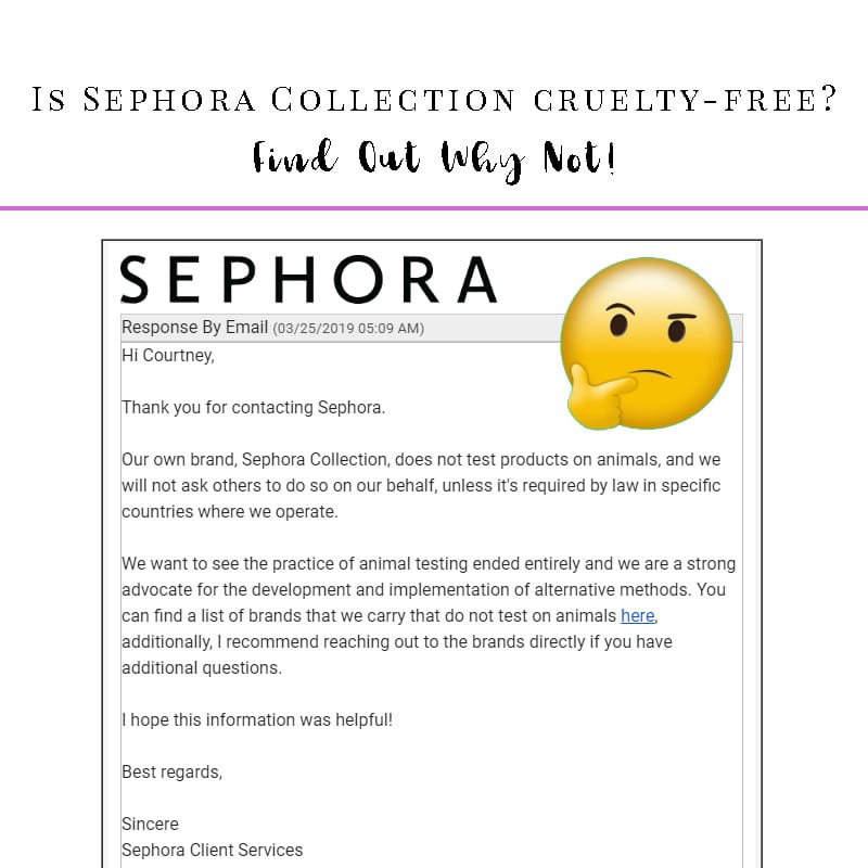 Is Sephora Collection Cruelty-free?