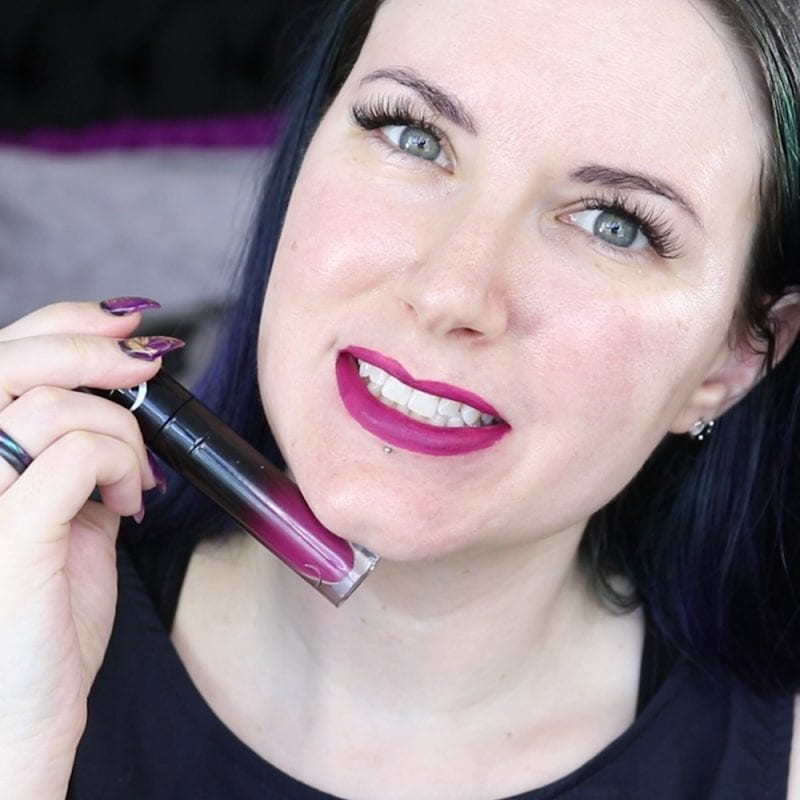 Black Moon Cosmetics Liquid Lipstick in Buried swatch