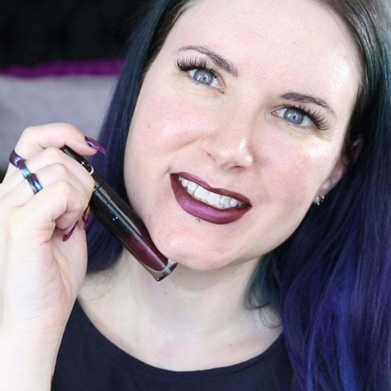 Black Moon Cosmetics Liquid Lipstick in Selene swatch