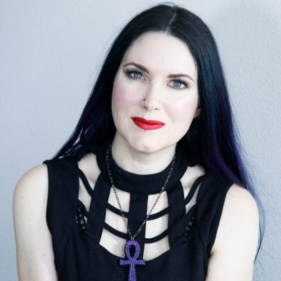 Courtney is wearing Smashbox Maneater Liquid Lipstick