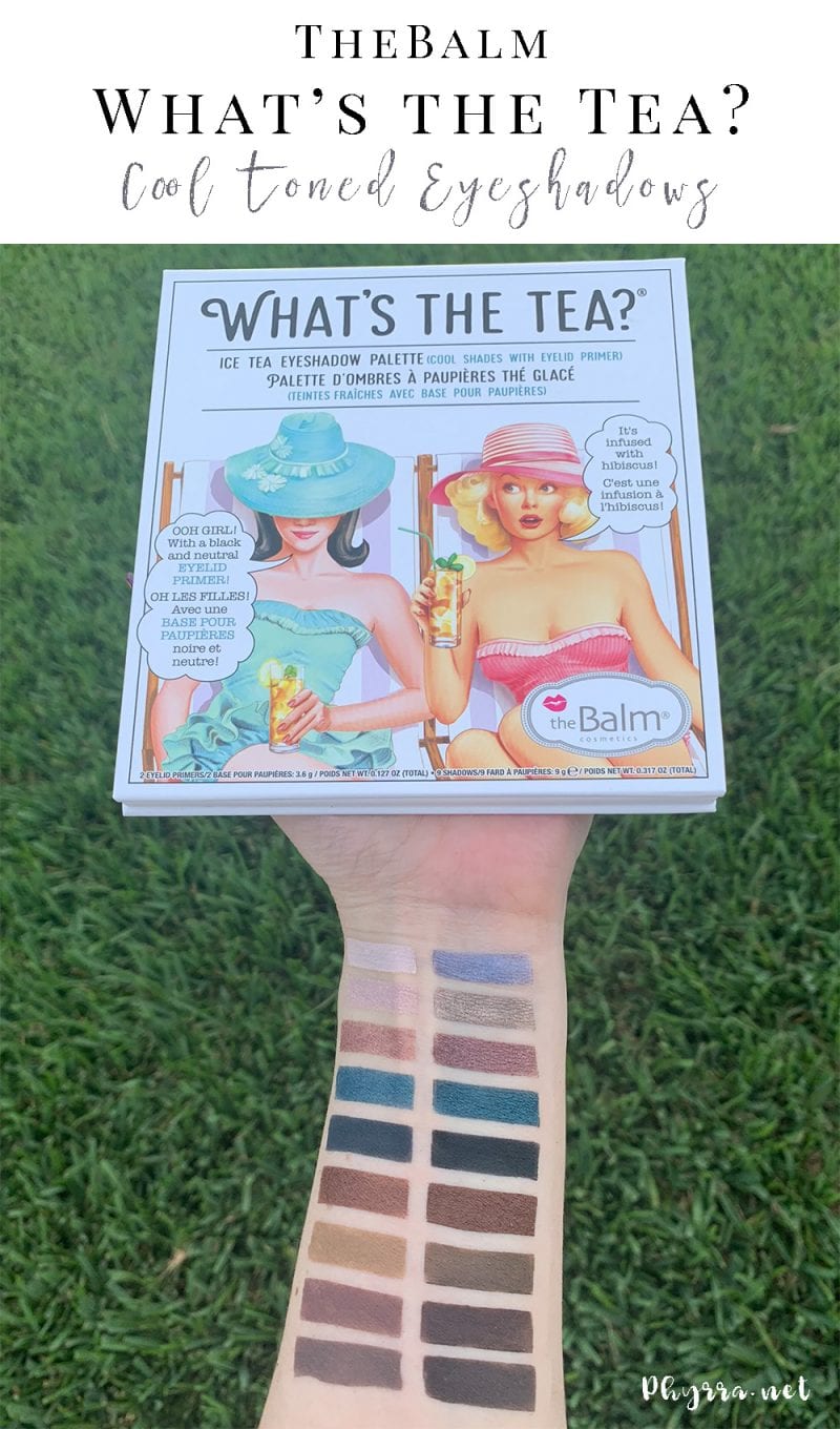theBalm What's the Tea Ice Tea Palette Review & Swatches