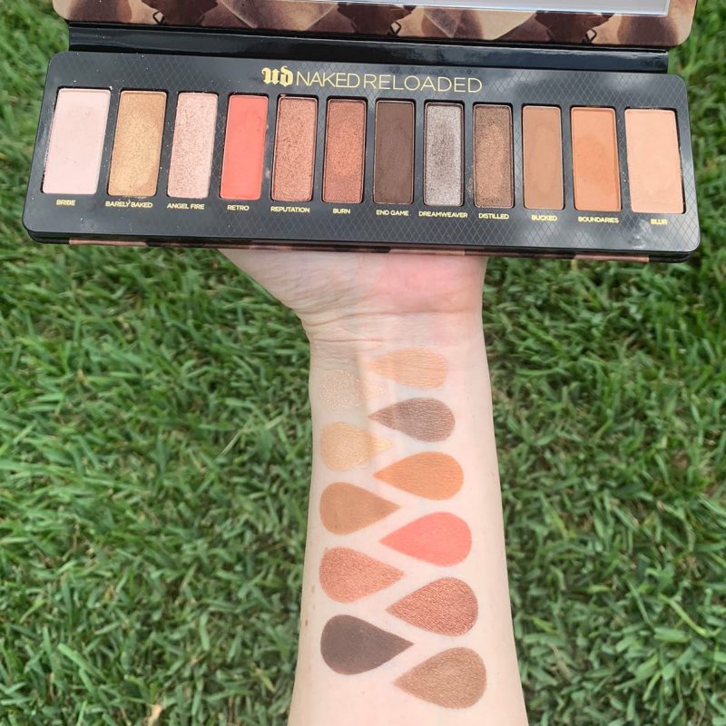 Urban Decay Naked Reloaded Palette Review and Swatches on Fair Skin