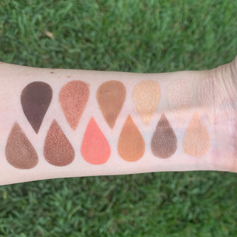 Urban Decay Naked Reloaded Palette Swatched on Fair Skin