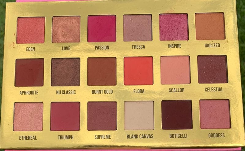 Lime Crime Venus XL Palette Review & Swatches on Fair Skin