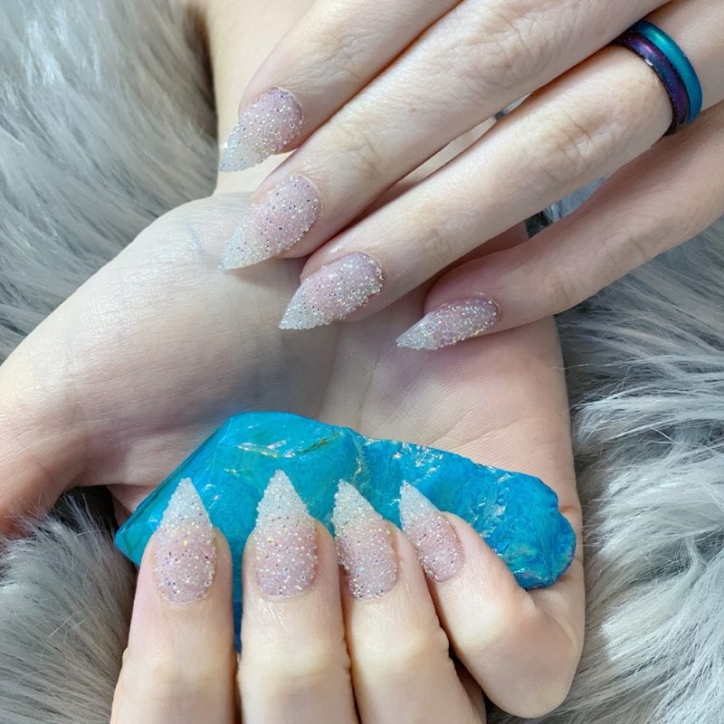 The Best Wedding Nails: Swarovski Crystalpixie nail art
