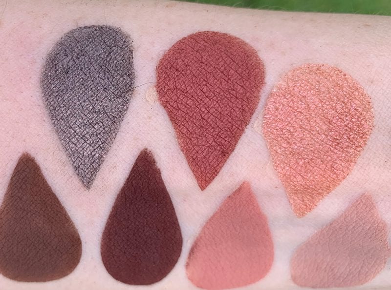 Urban Decay Shortcut Special Shimmer Shades swatched