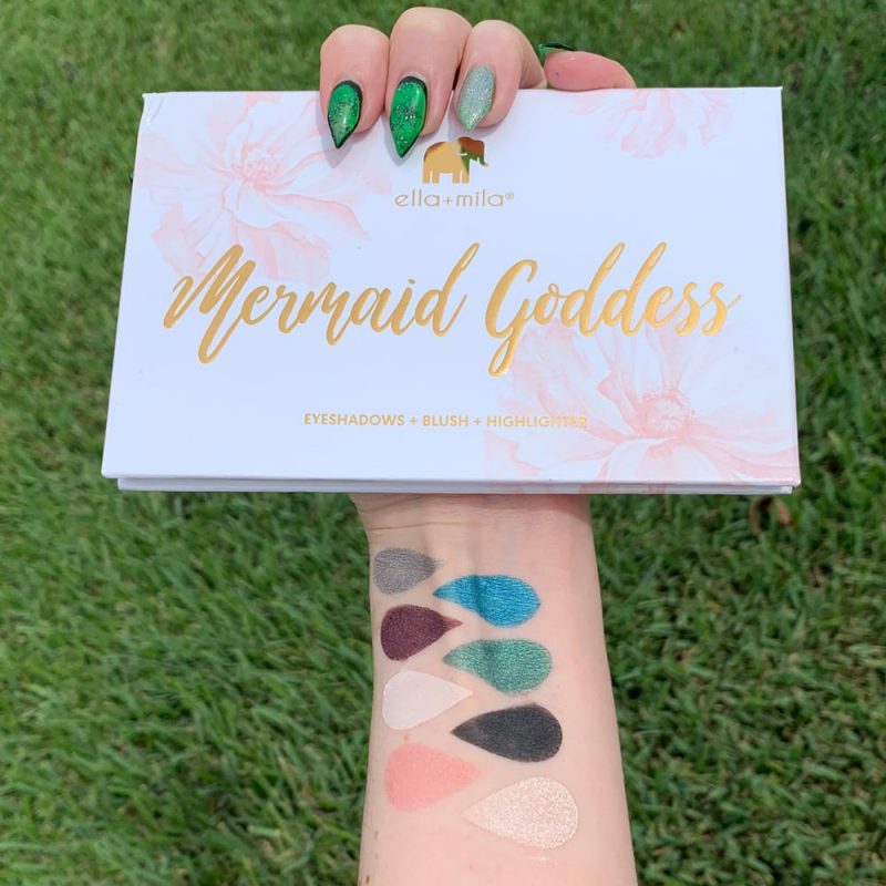 Ella + Mila Mermaid Goddess Palette Swatches