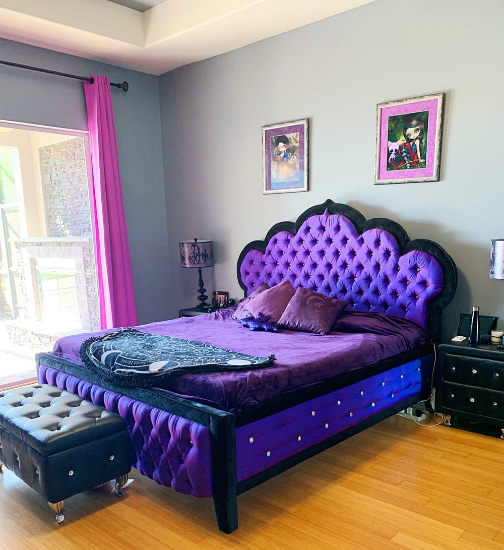 Modern Romantic Gothic Bedroom