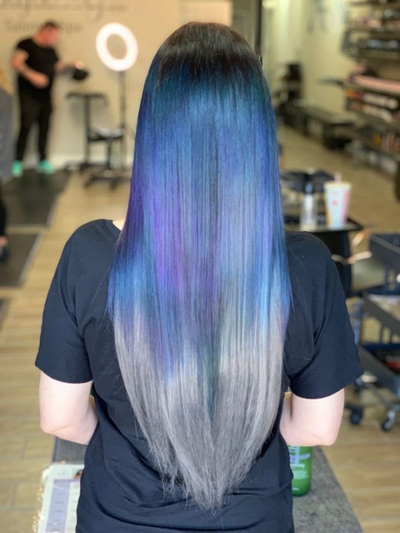 Ravenclaw Blue & Silver Hair