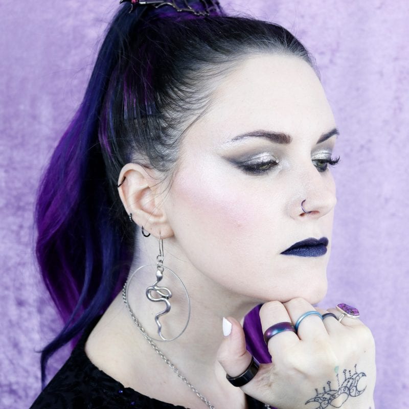 Glam Goth Makeup Look