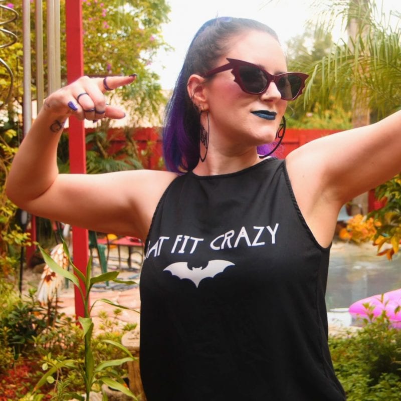 Lift Craft Fitness Bat Fit Crazy Shirt