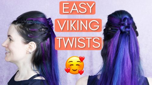 Easy Viking Twists Hairstyle Tutorial
