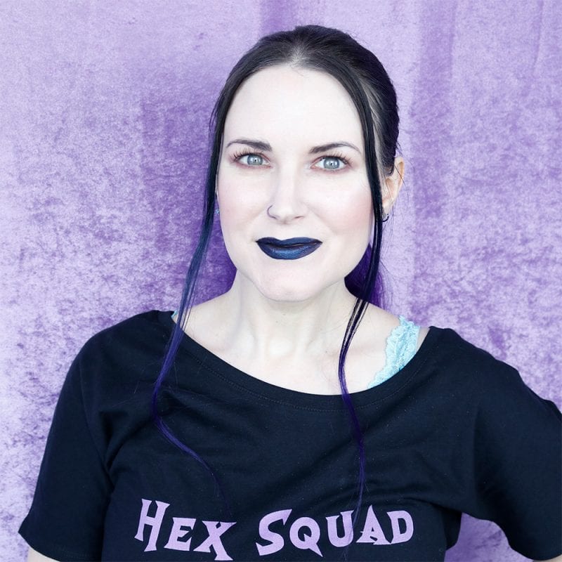 Wearing Phyrra Hex Squad Shirt & Stila Suede Shade Liquid Eye Shadows