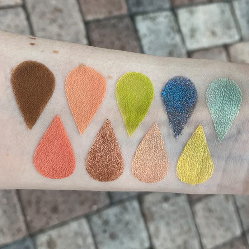 Jouer Tan Lines Eyeshadow Palette Swatches