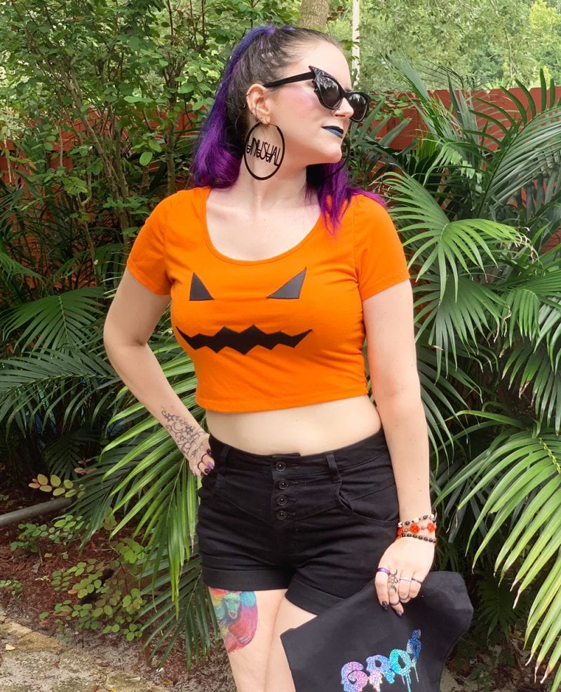 Pumpkin Crop Top