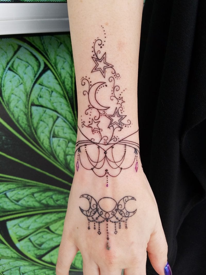 Henna Wrist Tattoo